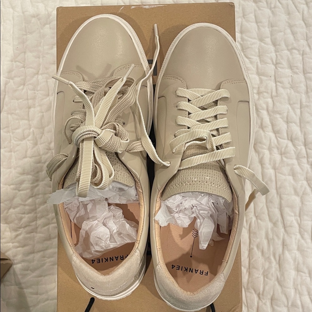Mim IV Ecru Punched Women's Sneakers